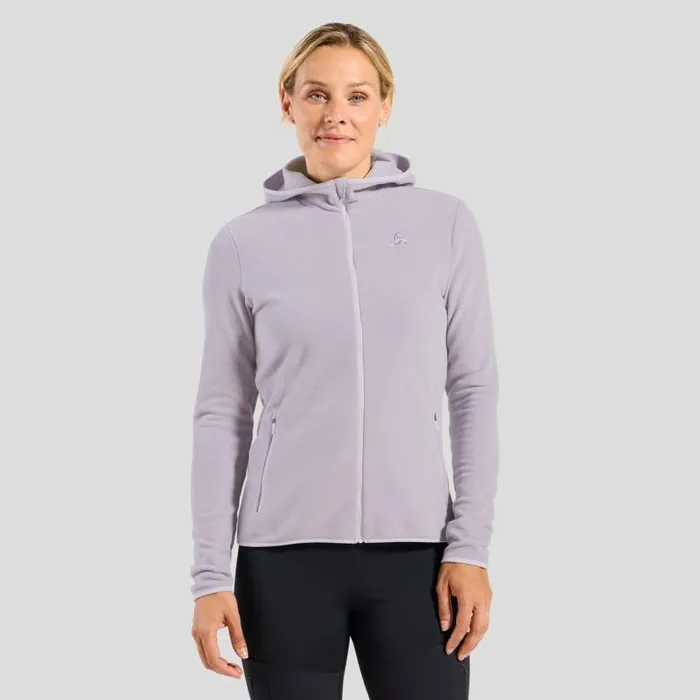 Odlo Mid Layers and Longsleeves The Roy Full Zip Mid Layer Hoody Misty Lilac 8211 Gray Ridge 8211 Women Odlo Mid Layers and Longsleeves The Roy Full Zip Mid Layer Hoody Misty Lilac 8211 Gray Ridge 8211 Women