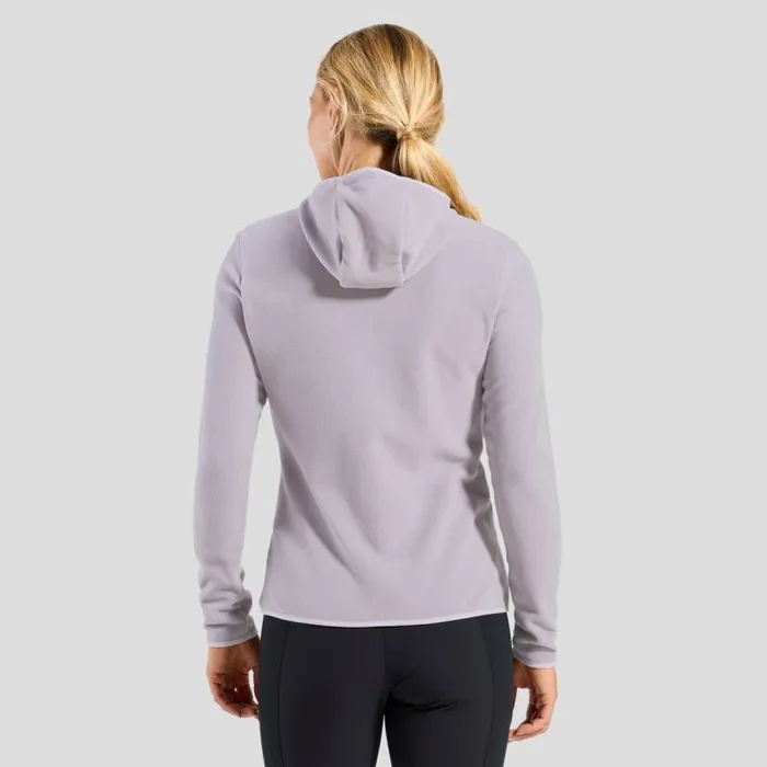 Odlo Mid Layers and Longsleeves The Roy Full Zip Mid Layer Hoody Misty Lilac 8211 Gray Ridge 8211 Women
