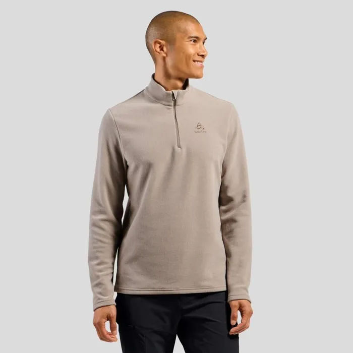 Odlo Mid Layers and Longsleeves The Roy HalfZip Mid Layer Cinder 8211 Silver Cloud 8211 Men Odlo Mid Layers and Longsleeves The Roy HalfZip Mid Layer Cinder 8211 Silver Cloud 8211 Men