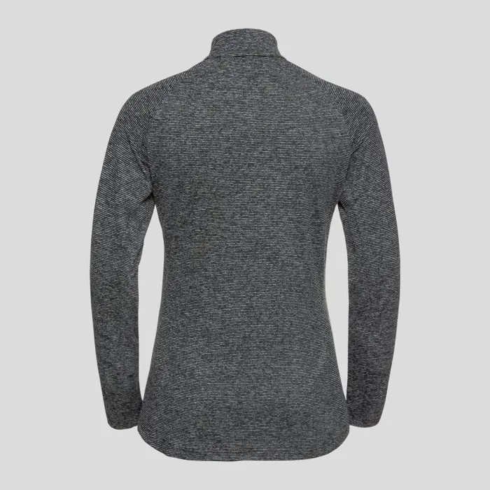 Odlo Mid Layers and Longsleeves The Sesvenna Mid Layer Zip Black Melange 8211 Women