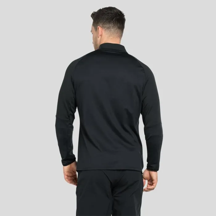 Odlo Mid Layers and Longsleeves The Sesvenna Sl Mid Layer Zip Black 8211 Men