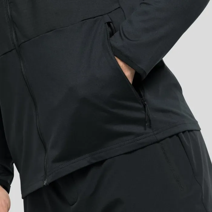 Odlo Mid Layers and Longsleeves The Sesvenna Sl Mid Layer Zip Black 8211 Men