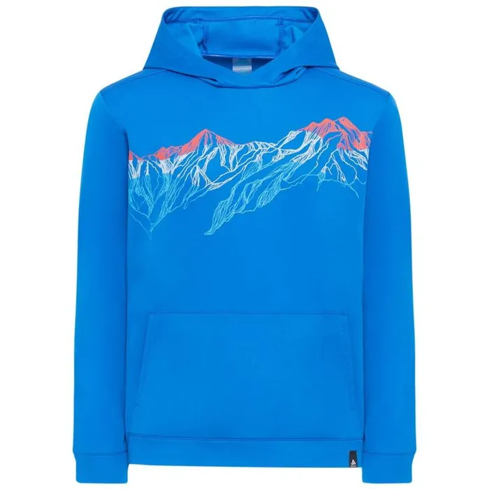 Odlo Mid Layers and Longsleeves The Weact 039 Collection Mid Layer Hoody Energy Blue 8211 Kids