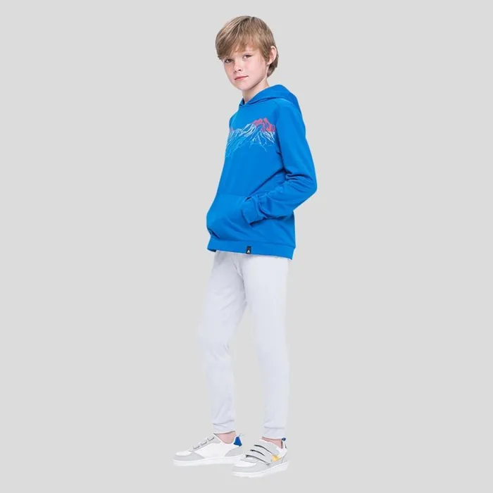 Odlo Mid Layers and Longsleeves The Weact 039 Collection Mid Layer Hoody Energy Blue 8211 Kids