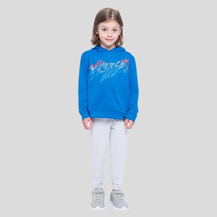 Odlo Mid Layers and Longsleeves The Weact 039 Collection Mid Layer Hoody Energy Blue 8211 Kids