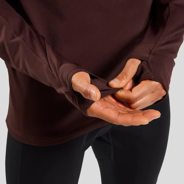 Odlo Mid Layers and Longsleeves The XAlp Ceramiwarm HalfZip Mid Layer Fudge 8211 Men