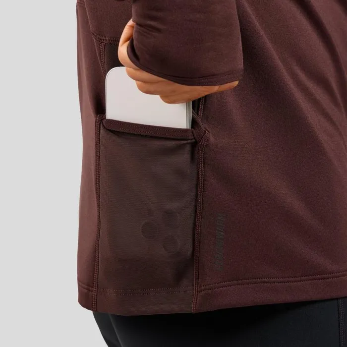 Odlo Mid Layers and Longsleeves The XAlp Ceramiwarm HalfZip Mid Layer Fudge 8211 Men