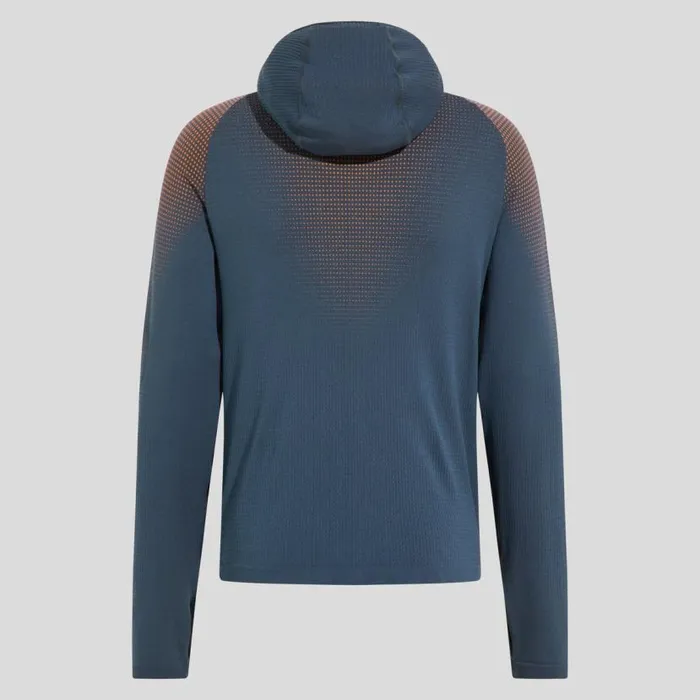 Odlo Mid Layers and Longsleeves The XAlp Performance Knit Hooded Mid Layer India Ink 8211 Oriole 8211 Men