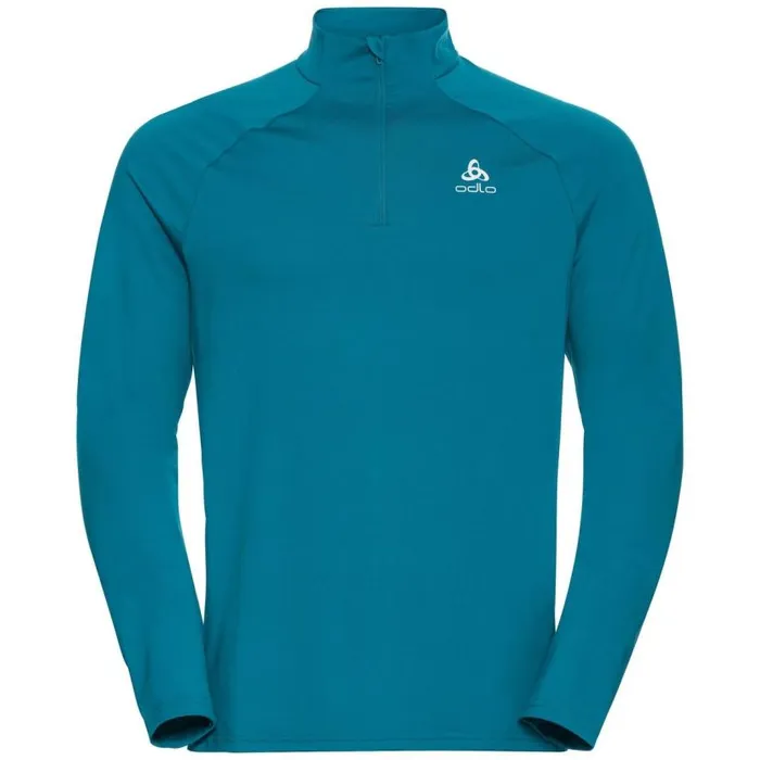 Odlo Mid Layers and Longsleeves The Zeroweight Ceramiwarm Mid Layer Half Zip Tumultuous Sea 8211 Men Odlo Mid Layers and Longsleeves The Zeroweight Ceramiwarm Mid Layer Half Zip Tumultuous Sea 8211 Men