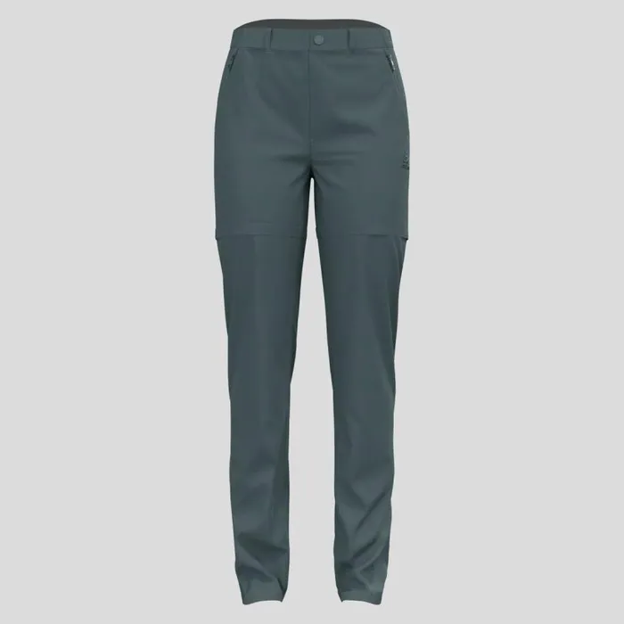Odlo Pants and Tights The Ascent Light ZipOff Hiking Pants Sedona Sage 8211 Women
