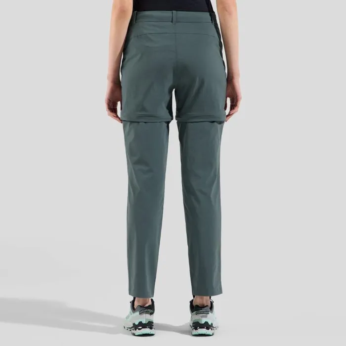 Odlo Pants and Tights The Ascent Light ZipOff Hiking Pants Sedona Sage 8211 Women