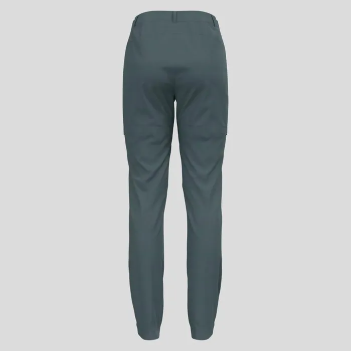 Odlo Pants and Tights The Ascent Light ZipOff Hiking Pants Sedona Sage 8211 Women
