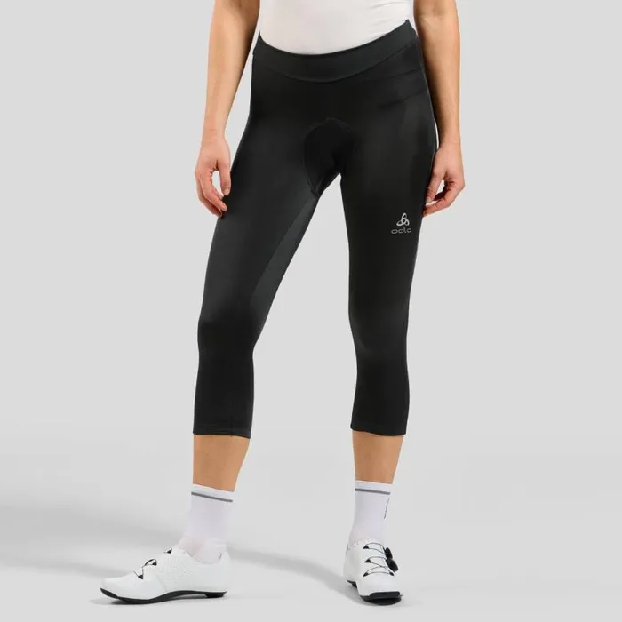Odlo Pants and Tights The Essentials 34 Length Cycling Tights Black 8211 Women