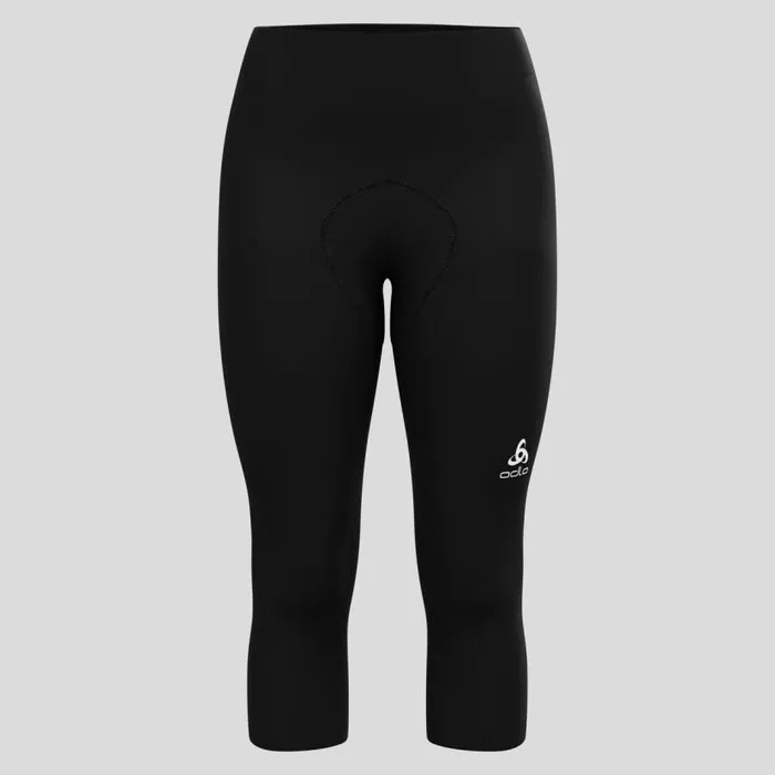 Odlo Pants and Tights The Essentials 34 Length Cycling Tights Black 8211 Women