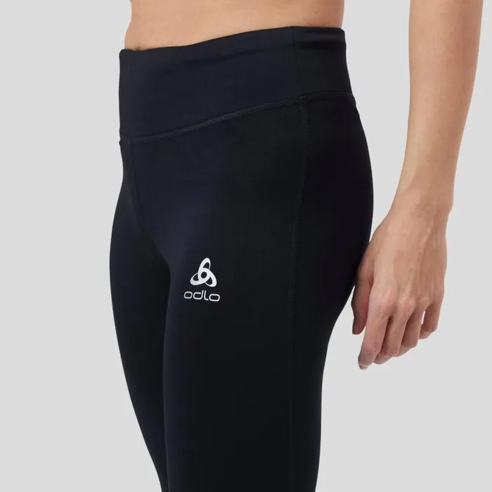 Odlo Pants and Tights The Essentials Print Running And Training Tights Black 8211 Women
