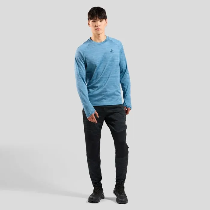Odlo Pants and Tights The Essentials Thermal Running Tights Black 8211 Men