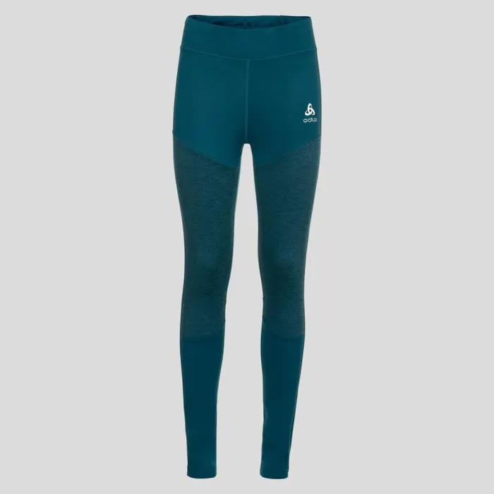 Odlo Pants and Tights The Run Easy Yakwarm Tights Submerged 8211 Women