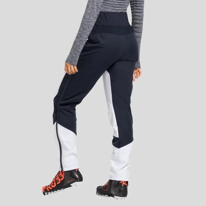 Odlo Pants and Tights The Silsand CrossCountry Pants White 8211 Dark Sapphire 8211 Women