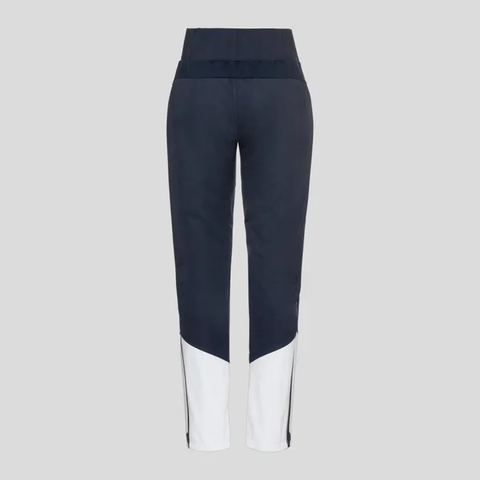 Odlo Pants and Tights The Silsand CrossCountry Pants White 8211 Dark Sapphire 8211 Women