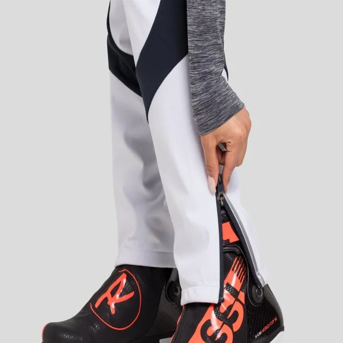 Odlo Pants and Tights The Silsand CrossCountry Pants White 8211 Dark Sapphire 8211 Women