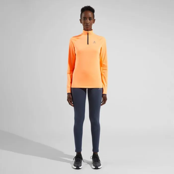 Odlo Pants and Tights The XAlp Winter Running Tights India Ink 8211 Live Wire 8211 Women