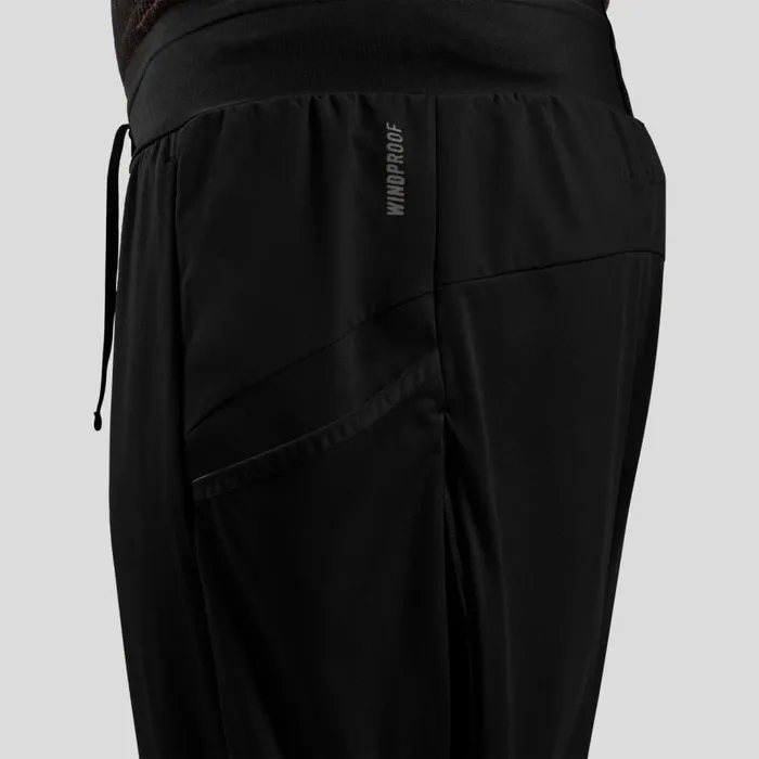 Odlo Pants and Tights The Zeroweight Pro Warm Windproof CrossCountry Pants Black 8211 Men