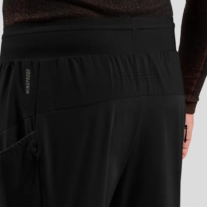 Odlo Pants and Tights The Zeroweight Pro Warm Windproof CrossCountry Pants Black 8211 Men