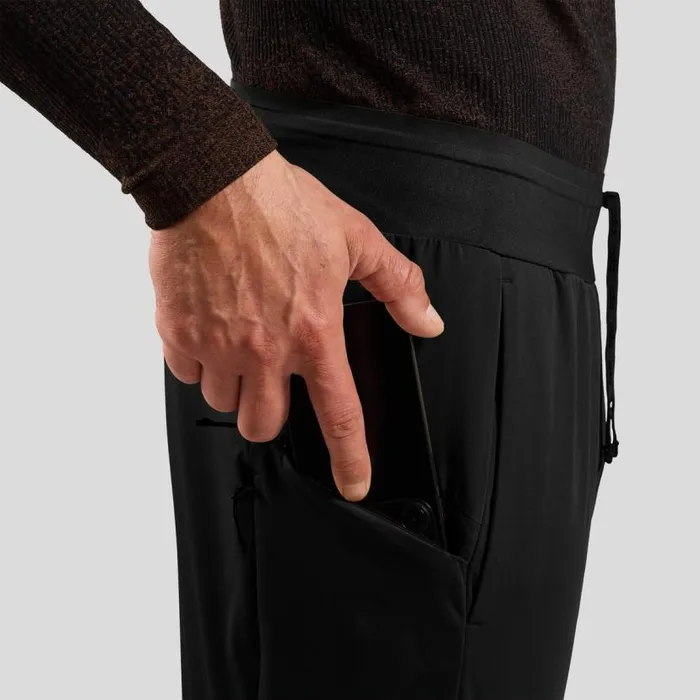 Odlo Pants and Tights The Zeroweight Pro Warm Windproof CrossCountry Pants Black 8211 Men