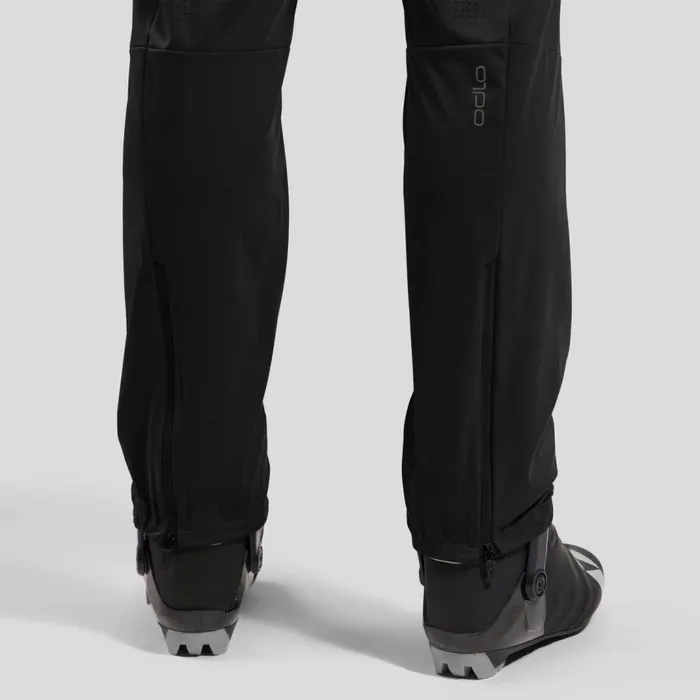 Odlo Pants and Tights The Zeroweight Pro Warm Windproof CrossCountry Pants Black 8211 Men