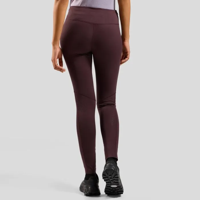 Odlo Pants and Tights The Zeroweight Running Tights Fudge 8211 Women