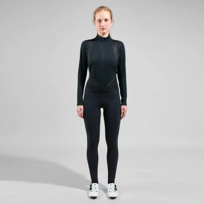 Odlo Pants and Tights The Zeroweight Warm Cycling Bib Tights Black 8211 Women