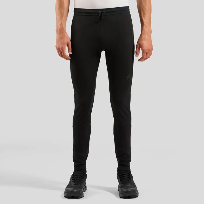 Odlo Pants and Tights The Zeroweight Warm Reflective Running Tights 20 Black 8211 Men