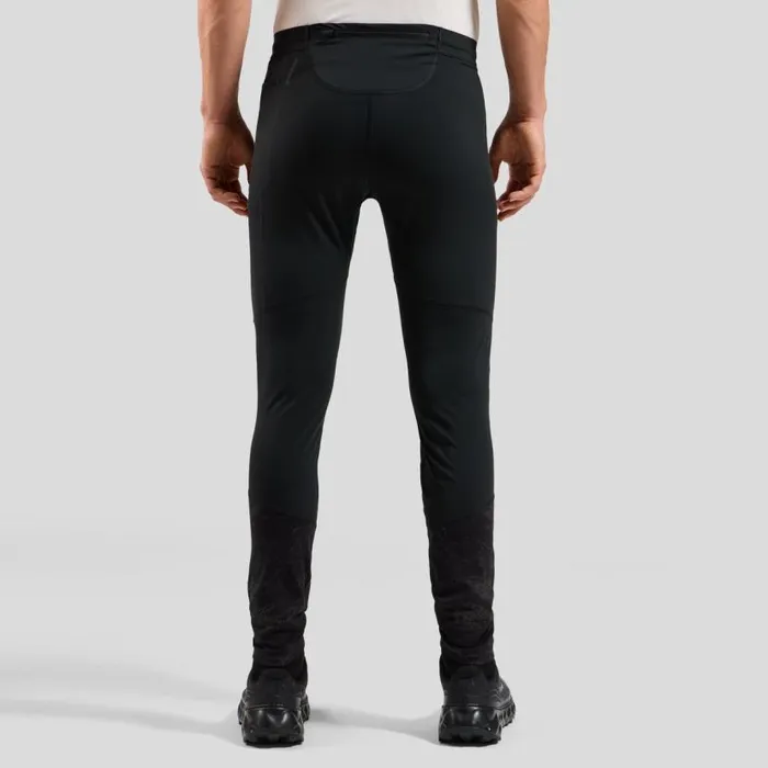 Odlo Pants and Tights The Zeroweight Warm Reflective Running Tights 20 Black 8211 Men
