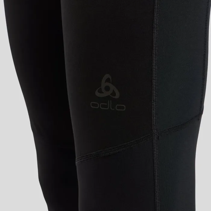Odlo Pants and Tights The Zeroweight Warm Reflective Running Tights 20 Black 8211 Men