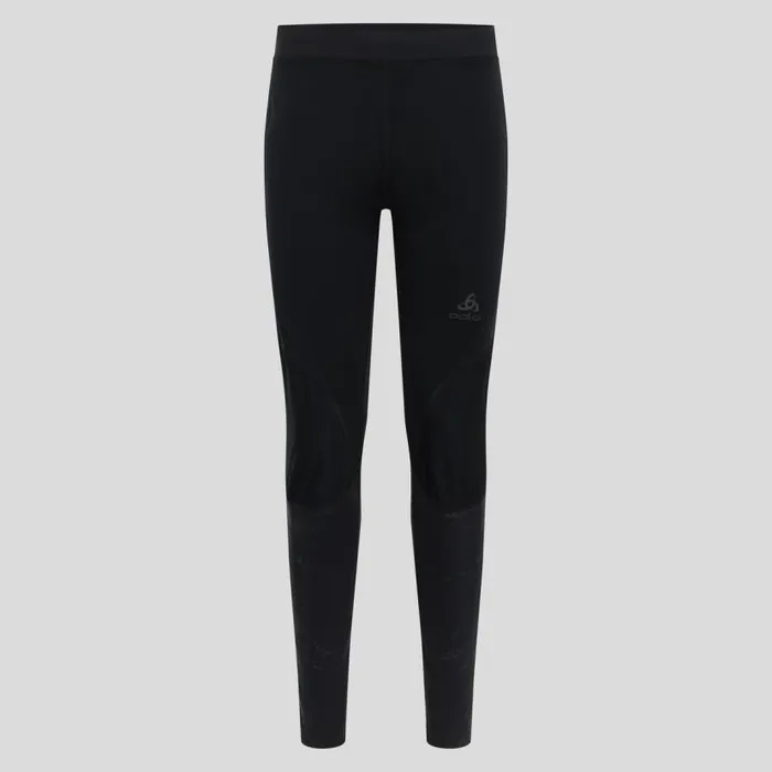 Odlo Pants and Tights The Zeroweight Warm Reflective Running Tights Black 8211 Men