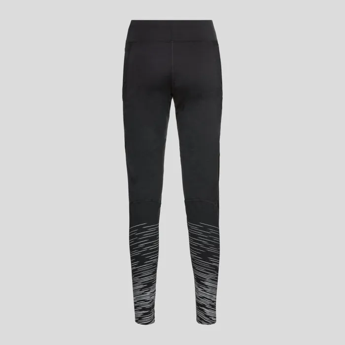 Odlo Pants and Tights The Zeroweight Warm Reflective Tights Black 8211 Women