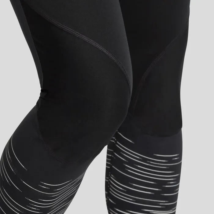 Odlo Pants and Tights The Zeroweight Warm Reflective Tights Black 8211 Women