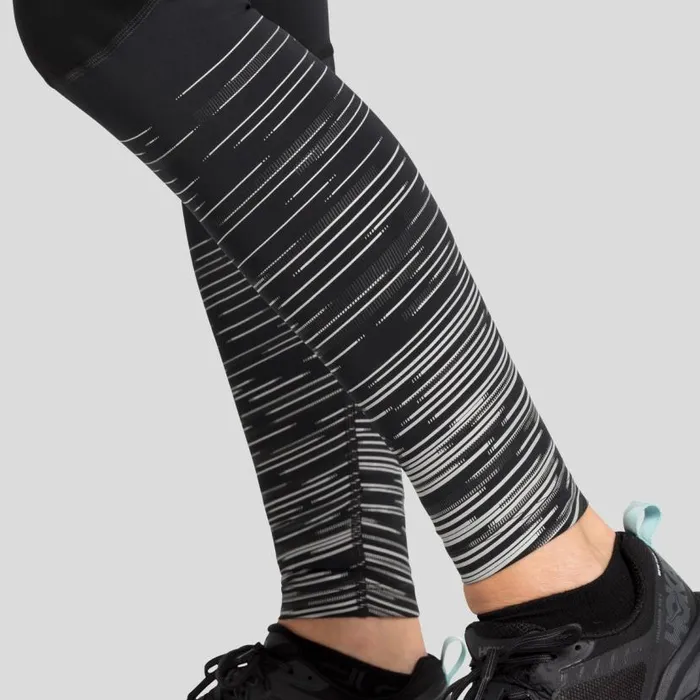 Odlo Pants and Tights The Zeroweight Warm Reflective Tights Black 8211 Women