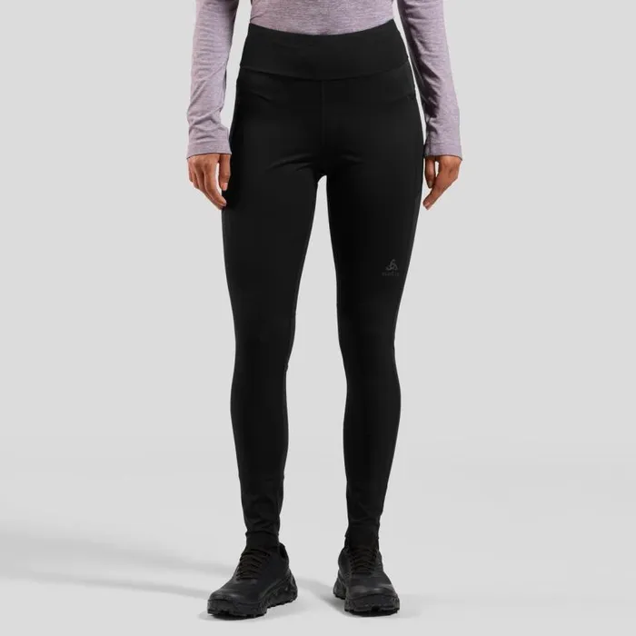 Odlo Pants and Tights The Zeroweight Warm Running Tights 20 Black 8211 Women