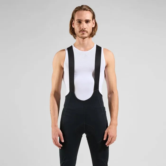 Odlo Pants and Tights The Zeroweight XWarm Cycling Bib Tights Black 8211 Men