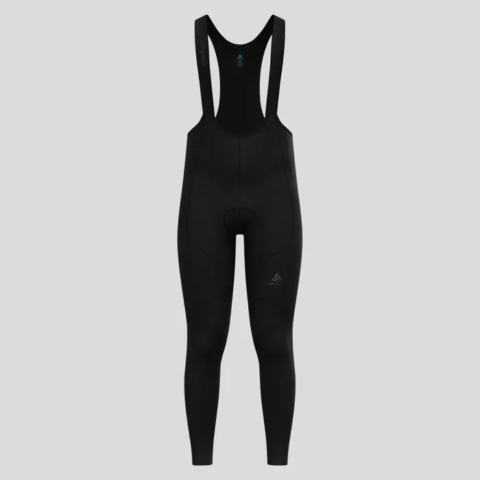 Odlo Pants and Tights The Zeroweight XWarm Cycling Bib Tights Black 8211 Men