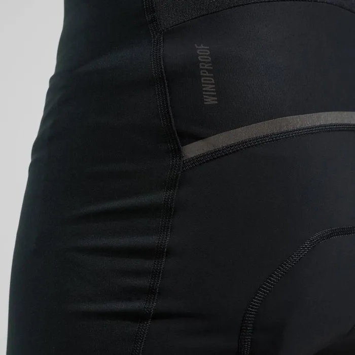 Odlo Pants and Tights The Zeroweight XWarm Cycling Bib Tights Black 8211 Men
