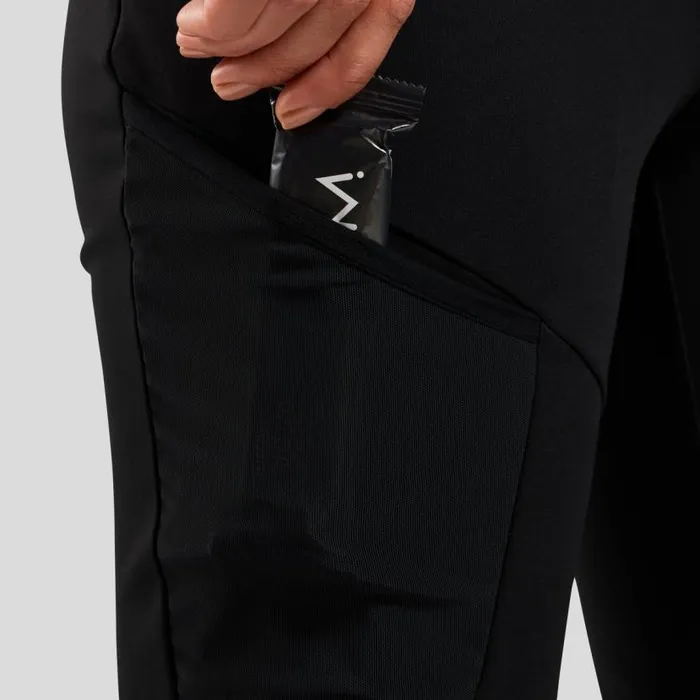 Odlo Pants and Tights The Zeroweight XWarm Windproof CrossCountry Pants Black 8211 Women