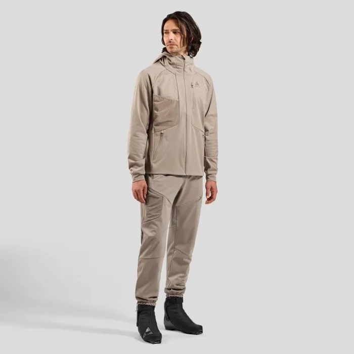 Odlo Pants and Tights The Zeroweight XWarm Windproof CrossCountry Pants Cinder 8211 Men