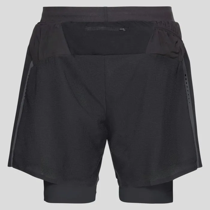 Odlo Running The XAlp Trail 6 Inch 2In1 Running Shorts Black 8211 Men