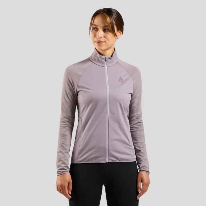 Odlo Running The Zeroweight Warm Hybrid Running Jacket 20 Gray Ridge 8211 Women Odlo Running The Zeroweight Warm Hybrid Running Jacket 20 Gray Ridge 8211 Women