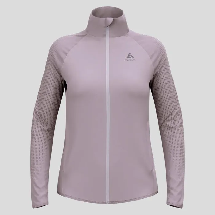 Odlo Running The Zeroweight Warm Hybrid Running Jacket 20 Gray Ridge 8211 Women