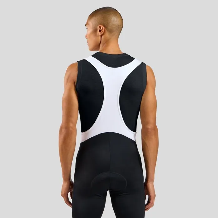 Odlo Shorts The Essentials Cycling Bib Shorts White 8211 Black 8211 Men