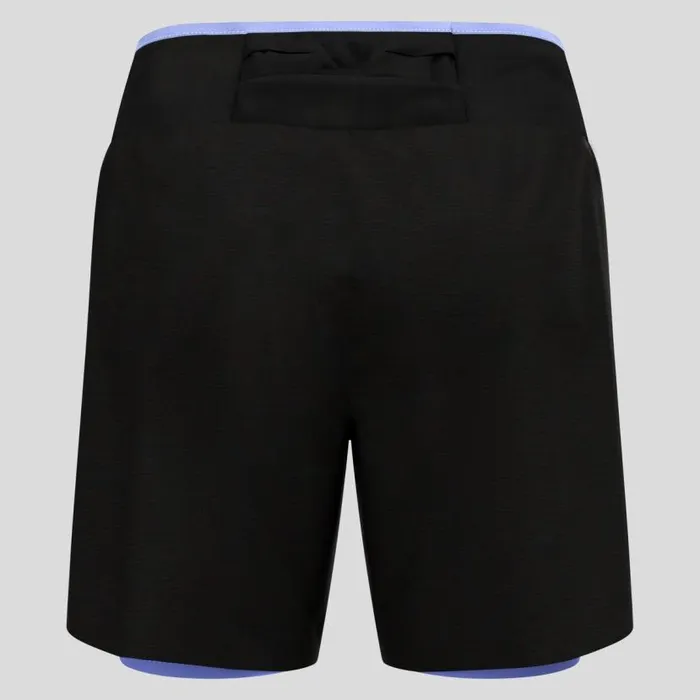 Odlo Shorts The XAlp 6Inch Trail Running Shorts Black 8211 Persian Jewel 8211 Women