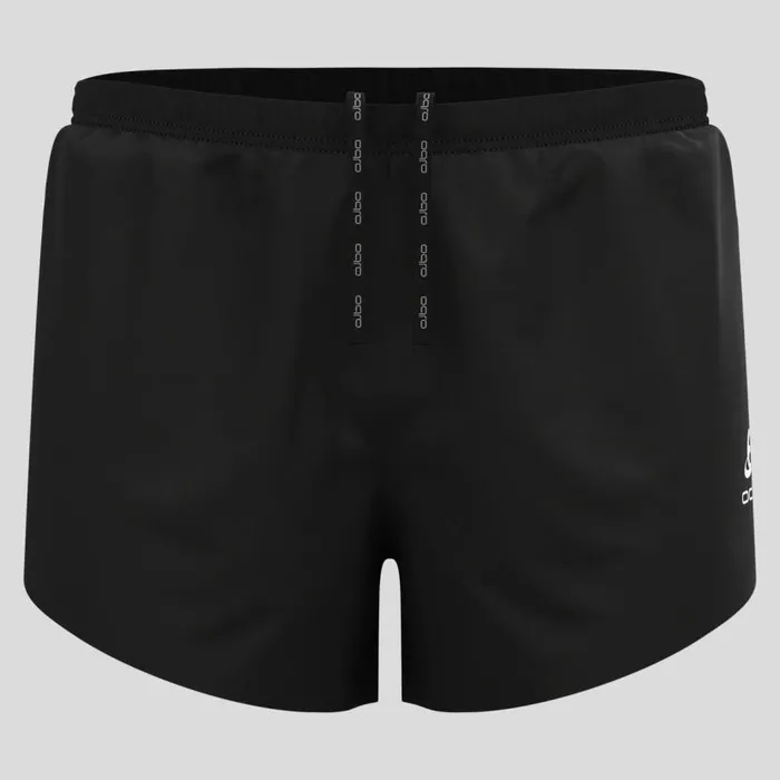Odlo Shorts The Zeroweight 3 Inch Split Running Shorts Black 8211 Men